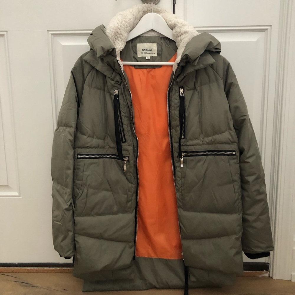 Orolay Jacket in Army Green